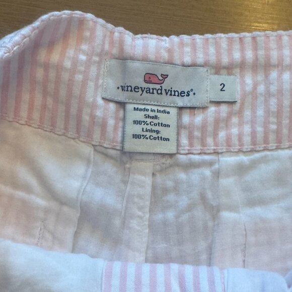 Vineyard Vines Harbor Seersucker Shorts - Picture 3 of 4